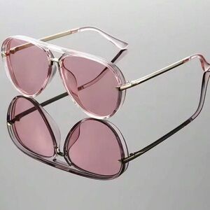 Pink Aviator Sunglasses